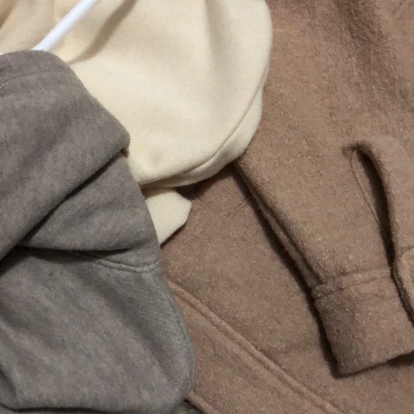 NWOT Joie Wool Blend Button Up Jacket-Sz S-Mocha - Picture 14 of 16